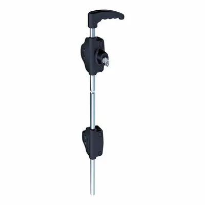 LOKKBOLT Drop Rod: Drop Rod, Drop Rod, 9/16 in Bolt Head Dia, LokkBolt 18", Steel - Gate Drop Rods & Cane Bolts