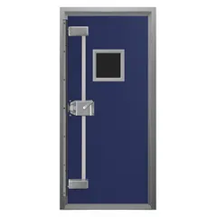 The BEST SSRLSK1 is a satin chromium-plated steel lever lockset with a Secure Seclusion Room Lock function, allowing doors to be locked from inside during emergencies. It is ADA compliant and designed for classroom security applications requiring a seclusion lock.