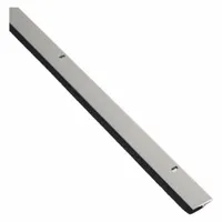 Flat-insert metal leaf weatherstrip with aluminum flange and neoprene insert. Seals gaps around doors to block drafts, moisture, dust, and noise. Suitable for commercial and industrial door applications