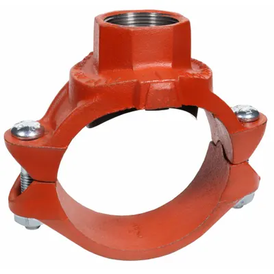 GRUVLOK Threaded Outlet Pipe Clamp - Threaded Outlet Pipe Clamps