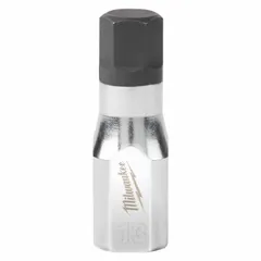 This hex bit socket features a 3/8 in drive and a 13 mm metric hex tip, with an overall length of 2 3/16 in. It is used for driving hex-head fasteners in assembly, maintenance, and repair tasks where precise torque and secure bit engagement are required.