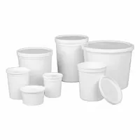GLOBE SCIENTIFIC Laboratory Jar: HDPE, LDPE, 16 fl oz, Non-Sterile, Closure Included, Round, Unlined (MPN 271016W)