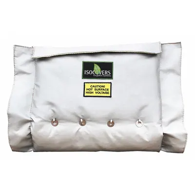 UNITHERM Insulated Pipe Jacket for Straight Pipe Sections, Gray, IW4206 - Pipe Covers
