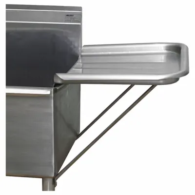 EAGLE GROUP Drainboard: 304 Stainless Steel, 3 3/4 in Overall Ht, 24 in Overall Wd - Drainboards & Splash Guards for Wash Stations