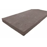 High Temperature Insulation: Board, Mineral Wool, 4 in Thick, 24 in W, 4 ft Lg, Brown, 16 R-Value (MPN 40225)