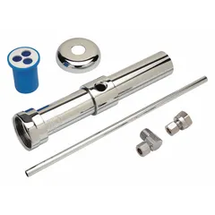 Brass vacuum breaker assembly for flush valves, including a duckbill component. Compatible with AquaVantage® series. Used in commercial toilets and urinals to prevent backflow. Overall width 4 inches.