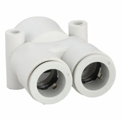 SMC KQ2U12-16A Push-Fit Wye Fitting - Polybutylene & Brass Tube Fittings