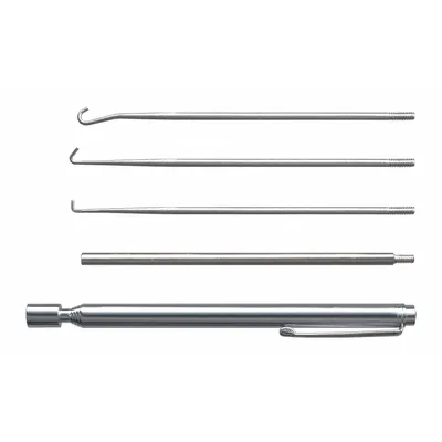 MOODY TOOL Spring Tool Set: Steel, Angle/Hook - Interchangeable-Tip Hook Sets