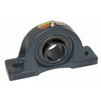 SEALMASTER Pillow Block Bearing: 3/4 in Bore, Cast Iron, Set Screws - Low-Base Pillow Block Ball Bearings