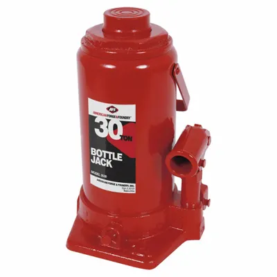 AMERICAN FORGE & FOUNDRY 30-Ton Mechanical High-Clearance Bottle Jack - High-Clearance Bottle Jacks