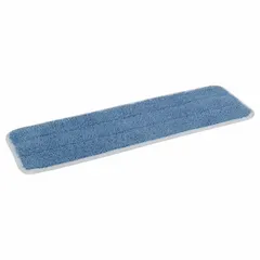 Microfiber applicator pads for applying finishes, coatings, and sealants to surfaces. Suitable for floor care and refinishing tasks requiring smooth, even application. Each pad measures 18 inches overall width. Sold in a 2-pack.