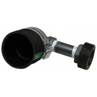 APPROVED VENDOR Desiccant Vent Dryer Adapter: Black, 2 in Male NPS/3/4 in Male NPS, Steel (MPN 404ADPT)