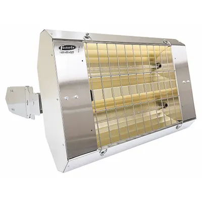 FOSTORIA F-60-222-THSS 3200W Infrared Quartz Lamp Ceiling Heater - Indoor/Outdoor Suspended Infrared Radiant Electric Ceiling Heaters