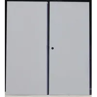 Flush Double Door: No Window, 180 min Fire Rating, 80 in Door Opening Ht, 72 in Door Opening Wd (MPN OI 18CRS 6068 F RHRA C1 LC1 BU-CE)