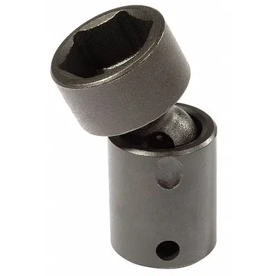 PROTO Flex Impact Socket: 3/8 in Socket Size, 6-Point, Std, Black Oxide, Not Tether Capable - 3/8" Drive SAE Flex Impact Sockets