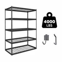 APPROVED VENDOR General Purpose Boltless Metal Shelving: Standalone, Heavy Duty, 48 in x 24 in, Open (MPN B-ATLAS482472-5H1000)