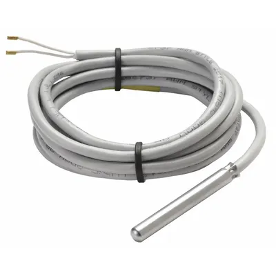 JOHNSON CONTROLS Temperature Sensor: Remote Cable, Conduit Box, -40°F to 212°F, Stainless Steel - Surface and Cable Temperature Sensors