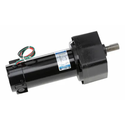 LEESON Parallel Shaft Gearmotors: Parallel, 180V DC, TENV, 500 RPM, 25 in-lb Max Torque - Parallel Shaft DC Gearmotors