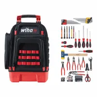 WIHA Industrial MRO Tool Kit: 80 Total Pcs, Tool Backpack, 20 or more Pieces Range (MPN 91873)
