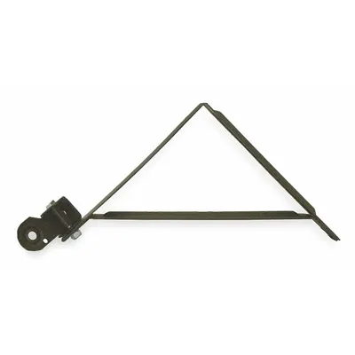 AIRMASTER FAN Mounting Bracket, 12 in Lg, 12 in Wd, Steel, Black - Mounting Brackets