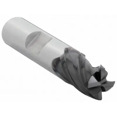 OSG Corner Chamfer End Mill: Carbide, TiAlN Coated, 4 Flute, 3/8" Mill Dia - Fast-Cutting Carbide Corner-Chamfer End Mills for Stainless Steel & Super Alloys