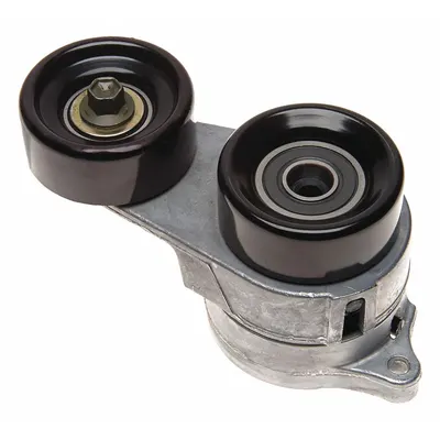 GATES 38332 Self-Adjusting Belt Tensioner, Light Duty, 2 Steel Pulleys, 3 in OD - Vehicle Self-Adjusting Belt Tensioners