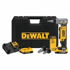 The DEWALT DCE400D2 is a cordless expansion tool for installing PEX-A tubing and fittings up to 1 inch. It operates on the 20V MAX system and includes a 2 Ah battery and charger. Suitable for plumbing, radiant heating, and hydronic applications.