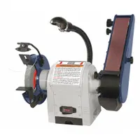 DAYTON Belt and Disc Sander: For Metal/Wood, 115 V, Single-Phase, 1/4 hp, 2 in x 27 in Belt, Fixed