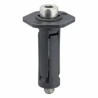 APPROVED VENDOR Bolt-Hole Caster Expanding Mounting Stem: 2 1/2 in Stem Lg, Stainless Steel, Round (MPN EXR02)