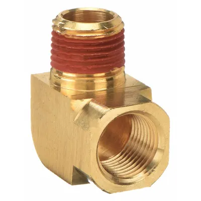 PARKER 90° Threaded High-Pressure Pipe Elbow with Sealant - Threaded High-Pressure Pipe Fittings with Sealant