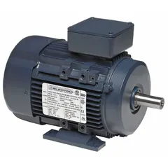 This 3 hp, 3-phase AC motor features a rigid base mount and TEFC enclosure. It operates at 3,500 RPM and 575V AC at 60 Hz, drawing 3.0 A full load amps. The 90S frame size makes it suitable for pumps, fans, conveyors, and other industrial machinery in environments where dust or moisture is present.