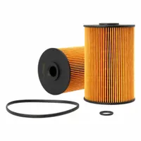Cartridge fuel filter for diesel fuel systems. Cellulose media. Overall length 5 1/8 in, outside diameter 90 7/8 mm. Includes one large square gasket. Compatible with Hino trucks