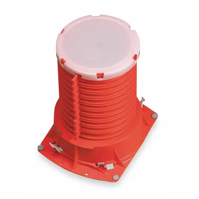 3M Firestop Pipe Cast-In Device: 2.5 in Overall Ht, 3 in For Pipe Size - Firestop Collars for Pipes