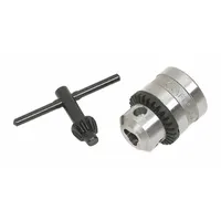Thread-mount keyed drill chuck for portable power tools. Features a 3/8"-24 mount and capacity from 3/64" to 1/4". KG Key design provides secure bit retention for drilling in metal, wood, and plastic