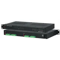 This power supply board with steel enclosure converts 115/240V AC input to 24Vac at 16A. It is designed for rack-mount installations in security, access control, and industrial automation systems to power devices such as cameras, locks, and controllers
