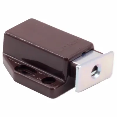 SUGATSUNE ML-80/BRN Magnetic Push-to-Close Catch - Magnetic Push-to-Close Catches