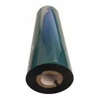 Thermal Transfer Barcode Printer Ribbon: Zebra, 4.33 in Ribbon Wd, 243 ft Ribbon Lg, Black