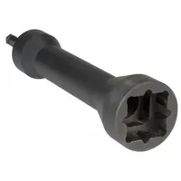 The GREENLEE NR1 nut runner is designed for driving nuts in electrical, construction, and industrial applications. It accommodates 1", 13/16", 3/4", and 5/8" nuts and includes a 7/16" hex quick-change adapter for versatile fastening tasks on panels, conduit, and equipment