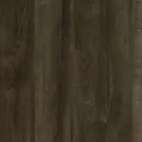 This vinyl floor tile from the American Charm LVT collection features a Mountain Cherry pattern with a smooth finish. Color is Wellfleet Bark, and each tile measures 6 inches in width. Suitable for residential or light commercial flooring applications where a durable, easy-to-clean surface is required