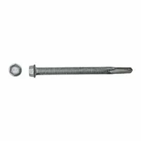 Self-Drilling Screw: 1/4 in Size, 3 in Lg, Steel, Climaseal™, Hex Washer, External Hex, 1,000 PK (MPN 1774000)