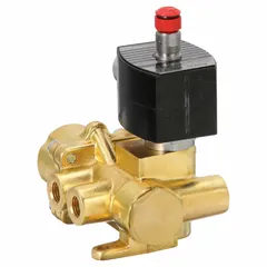 This 4-way/2-position configurable solenoid valve from REDHAT features a 1/4 in pipe size and 24V DC operation. It is designed with an explosion-proof and watertight coil enclosure, a poppet-type construction, and an NBR seal. Suitable for controlling flow direction in pneumatic or hydraulic systems, particularly in hazardous environments.