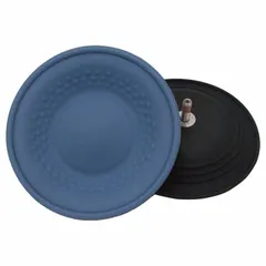 Replacement diaphragm for Graco 1.5-inch pumps. Made of Santoprene for chemical resistance and flexibility. Suitable for fluid handling in industrial processes such as chemical transfer, paint circulation, and slurry processing. Temperature range -40°F to 180°F.