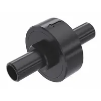 Check valve for connecting multiple VC 10 vacuum controllers in series to a single vacuum source. Prevents backflow and maintains stable vacuum control in laboratory setups