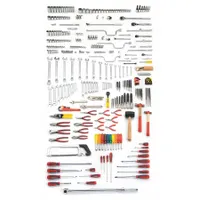 PROTO Master Tool Set: 334 Total Pcs, SAE, 1/4 in/3/8 in/1/2 in/3/4 in Socket Drive Size (MPN JCS-0334MAS)