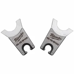 Replacement upper and lower crimping dies for use with the MILWAUKEE 2678-20 crimping tool. Includes two W style dies for electrical wire and cable crimping applications.