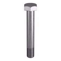 Grade B8M heavy hex bolt with 7/8"-9 thread size, plain finish. Manufactured to ASTM A193 material quality and ASME B18.2.1 dimensional standards. Suitable for structural bolting applications requiring corrosion resistance and high-temperature service