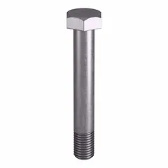Grade B8M heavy hex bolt with 7/8"-9 thread size, plain finish. Manufactured to ASTM A193 material quality and ASME B18.2.1 dimensional standards. Suitable for structural bolting applications requiring corrosion resistance and high-temperature service.