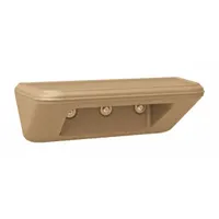 CORTECH Shelf/Step: Sand, 5 in Overall Ht, 15 in Overall Wd, 15 in Overall Dp, 1 Shelves, Wall Mount (MPN 7600SD)