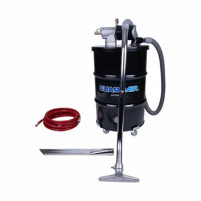 GUARDAIR PQ55C200 Pneumatic Wet/Dry Vacuum Head for Steel Drum - Pneumatic Vacuums