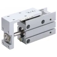 SMC Mini Slide Table: 20 mm Stroke Lg, 16 mm Bore Dia, Mfr Part # MXH16-20Z, MXH Series, Metric
